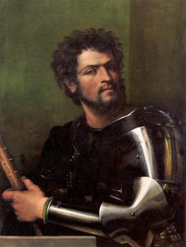 Sebastiano Del Piombo : Portrait of a Man in Armor